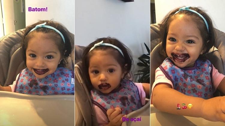 Yolanda come açaí - Reprodução/Instagram - Reprodução/Instagram