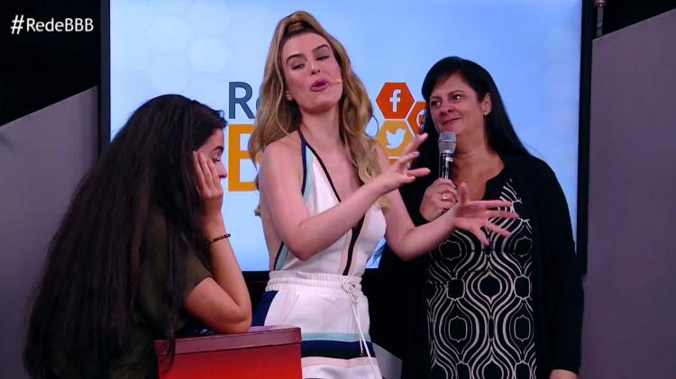 Hana e mãe - Reprodução/GloboPlay - Reprodução/GloboPlay