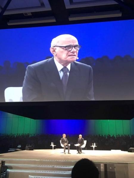 Ricardo Boechat em última aparição pública - Reprodução/Twitter/fiuzaricardo - Reprodução/Twitter/fiuzaricardo