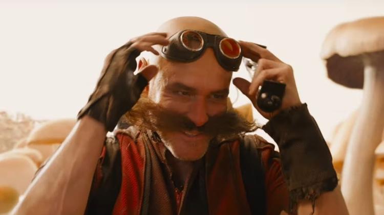 Jim Carrey interpreta o Dr. Eggman no filme de Sonic - Divulgação - Divulgação
