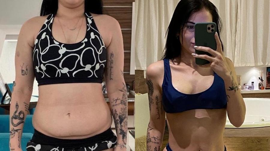 Thaís Vasconcellos, mulher do cantor Ferrugem, perdeu 25 kg em um ano - Reprodução/ Instagram