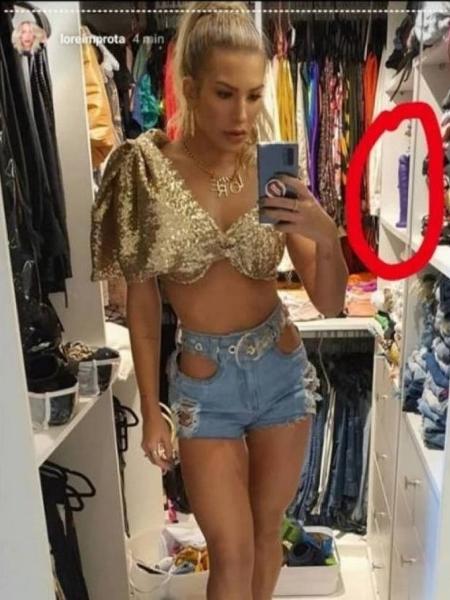Lorena Improta deixa escapar objeto íntimo em foto em seu closet - Reprodução/Instagram