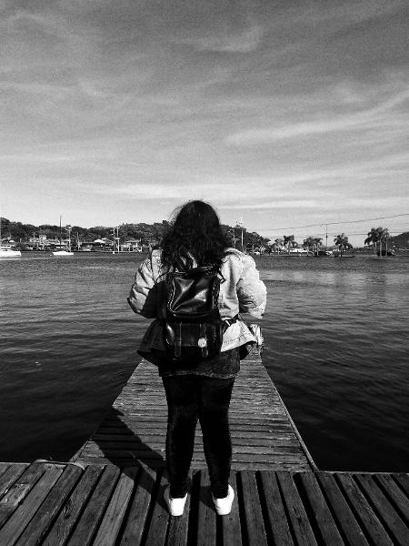 Monique Malcher e as águas de Florianópolis - Arquivo Pessoal - Arquivo Pessoal