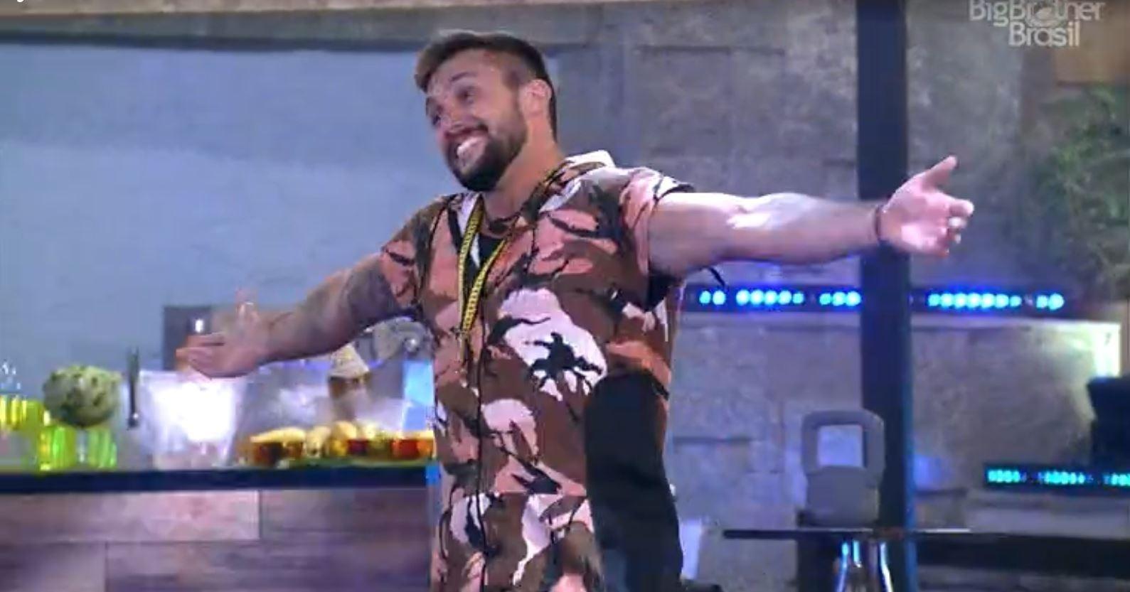 BBB 21: Festa treino do Arthur - Reprodução/Globoplay