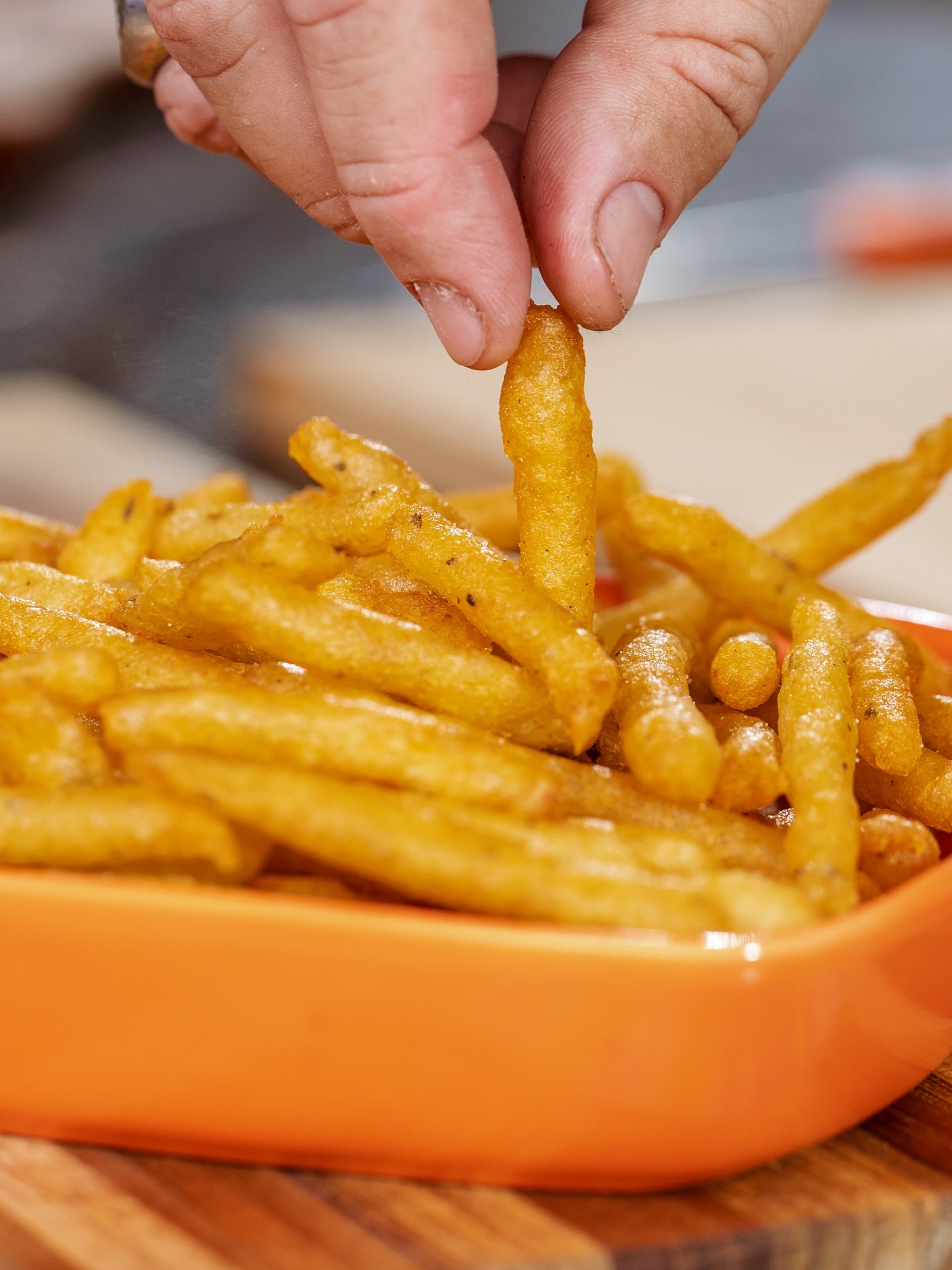 Batata frita seca e crocante - Receita de Vovó