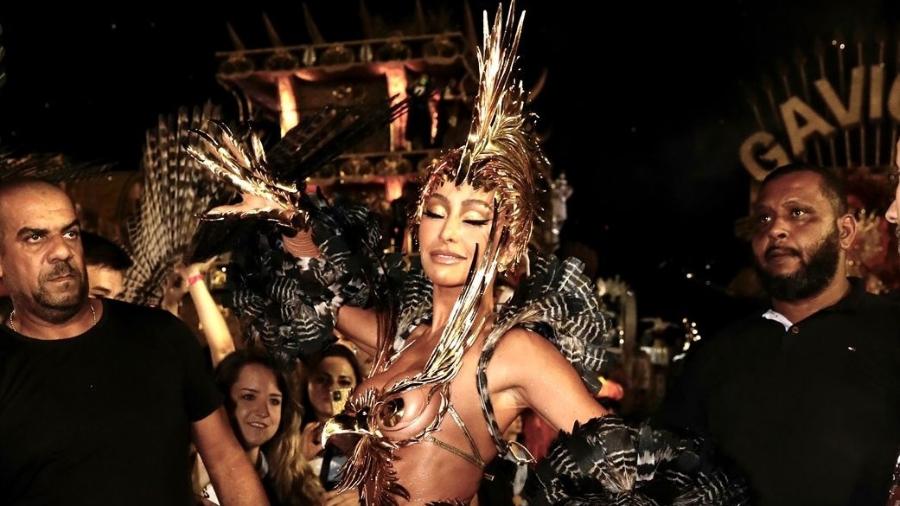 Sabrina Sato desfila pela Gaviões da Fiel no Carnaval de São Paulo 2022 - Mariana Pekin/UOL