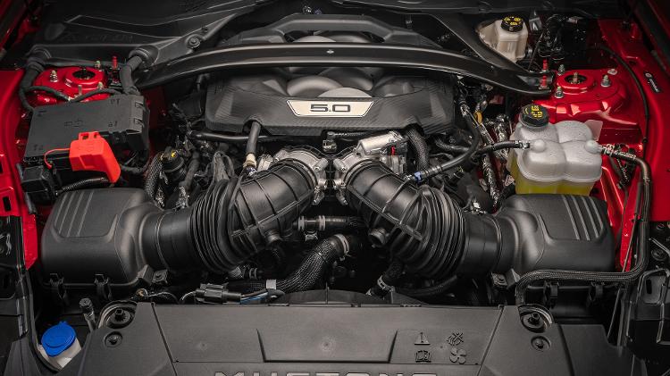 Ford Mustang GT Performance motor Coyote V8 5.0 - Divulgação - Divulgação
