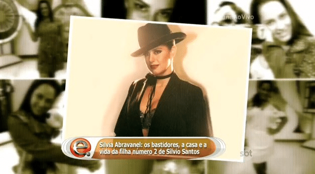 3.abr.2016 - Silvia Abravanel, filha número dois do apresentador e empresário Silvio Santos, mostrou em reportagem veiculada na tarde deste domingo (3) a imagem do pai montado em um jegue - Reprodução/SBT