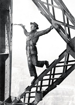 O pintor da Torre Eiffel, um dos registros icônicos de Marc Riboud - Marc Riboud - Marc Riboud