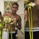 Neymar e o detalhe de sua tatuagem de Mulher-Gato - Rerpodução/Instagram@pedrinhomoura