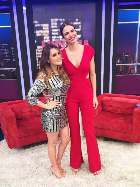 Dulce María participa do "Luciana By Night" - Divulgação/RedeTV! - Divulgação/RedeTV!