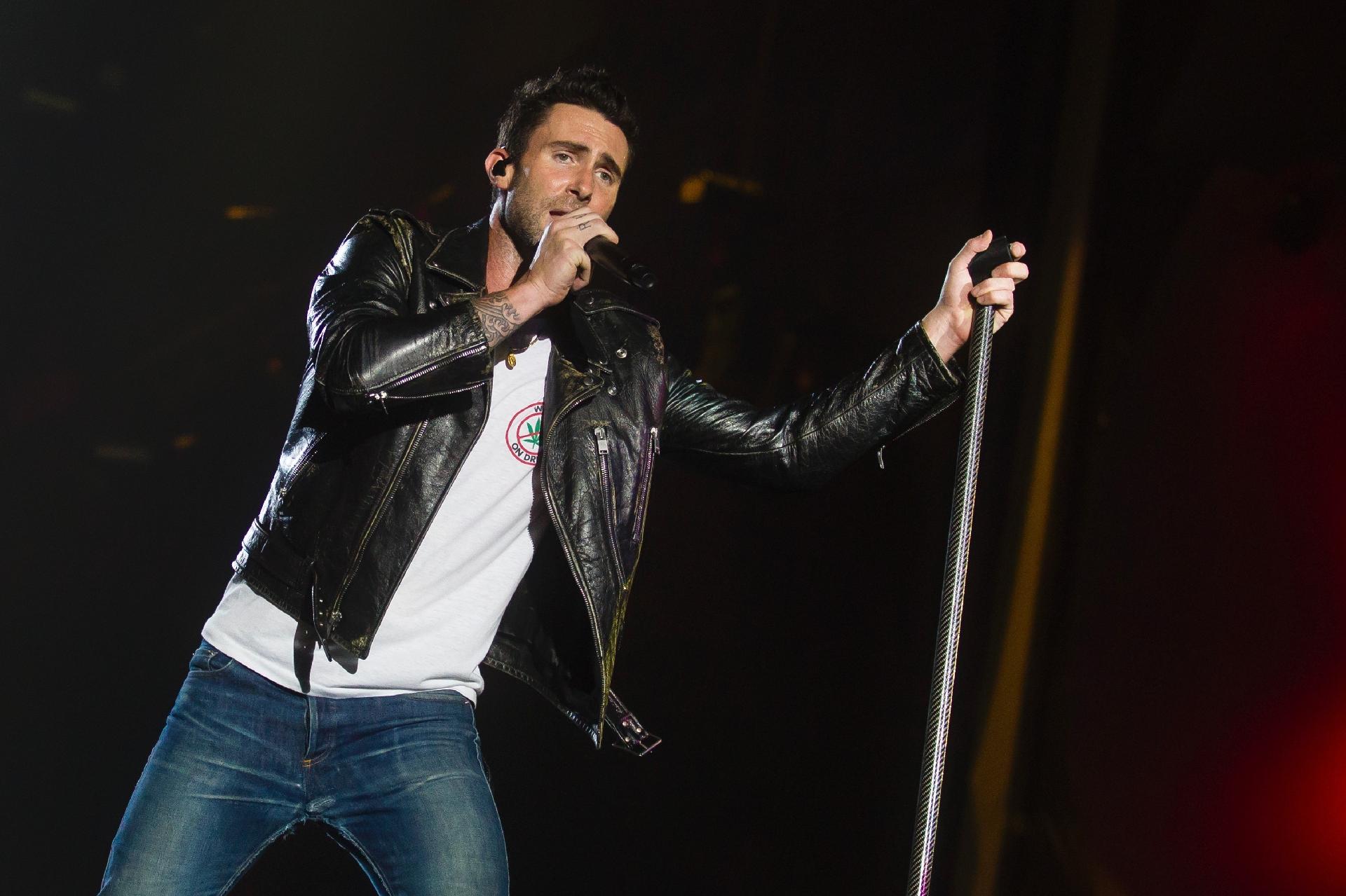 O Maroon 5 fez no sábado o show oficial deles no Rock in Rio, depois de substituir Lady Gaga na sexta-feira - Bruna Prado/UOL