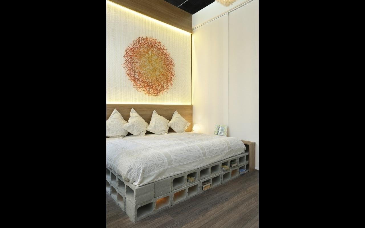 Quem disse que em espaços pequenos não é possível ter um móvel de concreto? - MCA Estúdio/Divulgação/Projeto: Cyntia Sabat