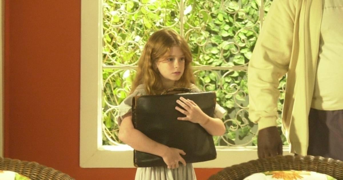 Em 2004, Marina estreou na novela "Começar De Novo" e interpretou a personagem Aninha. Antes disso, ela fez uma participação, em 2002, aos 7 anos, na novela "Sabor da Paixão" - Divulgação/Globo