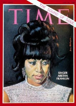 Aretha Franklin na capa da revista Time - Reprodução - Reprodução