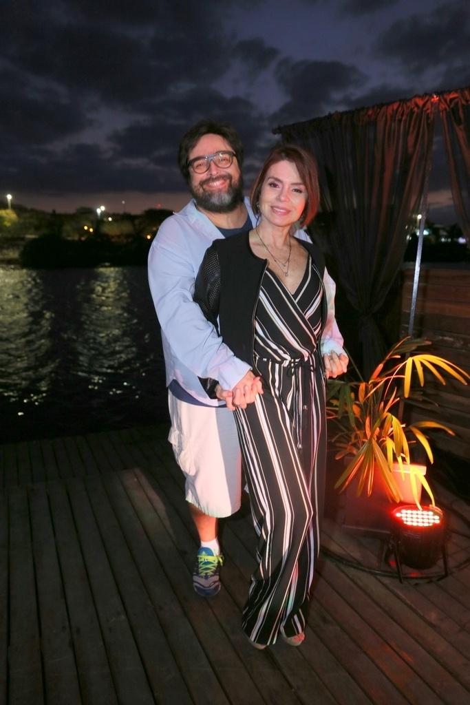 Françoise Forton e o marido Eduardo Barata - Anderson Borde/Ag.News