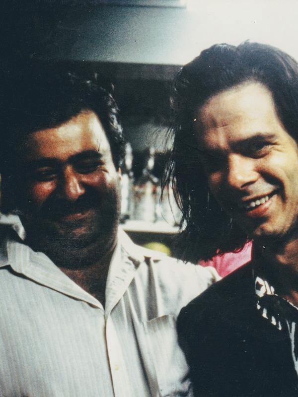 Nick e Pedro na Mercearia. Foto: Arquivo Pessoal