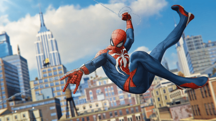 Cena do game "Spider-Man", para o Ps4 - Reprodução - Reprodução