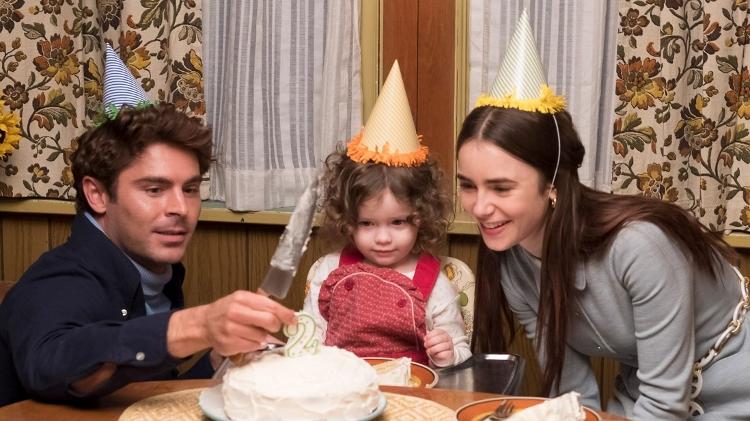 Zac Efron e Lily Collins em cena de "Extremely Wicked, Shockingly Evil and Vile" - Divulgação/Brian Douglas - Divulgação/Brian Douglas
