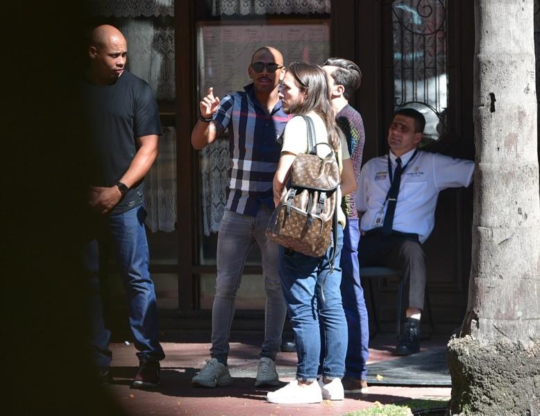 Após a polêmica com Luisa Marilac, Nego do Borel visitou nesta sexta-feira (1) ruas do Largo do Arouche, no Centro de São Paulo, onde se concentra a maior parte dos transexuais e travestis da capital paulista.  - Leo Francio/AgNews