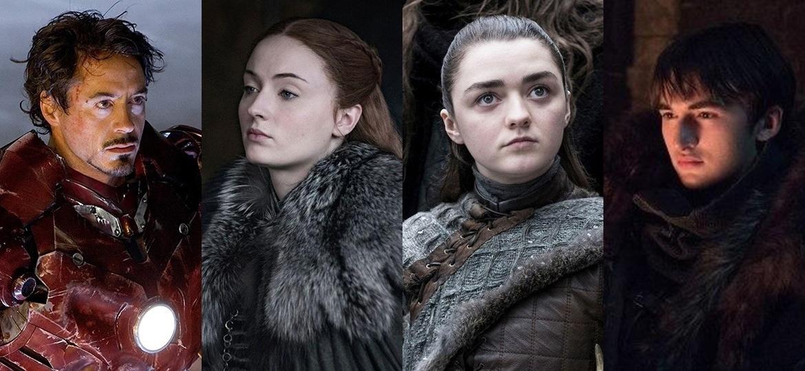 Tony, Sansa, Arya e Bran: qual dos Starks deve morrer em abril?  - Divulgação e Montagem/UOL