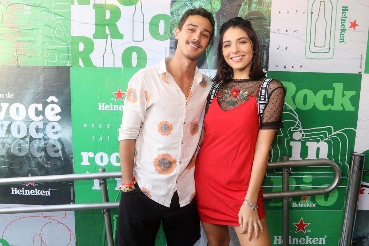 Os atores André Luiz Frambach e Rayssa Bratillieri vão juntos ao Rock in Rio - Lucas Teixeira/ RT Fotografia/Divulgação