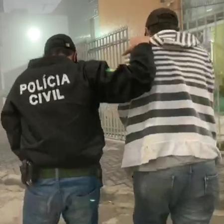 Pai de santo foi preso em 20 de julho de 2020, em Curitiba - Divulgação/Polícia Civil Paraná
