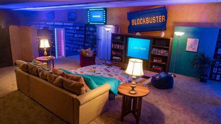 Última loja da Blockbuster no mundo agora recebe hóspedes - Divulgação/Airbnb