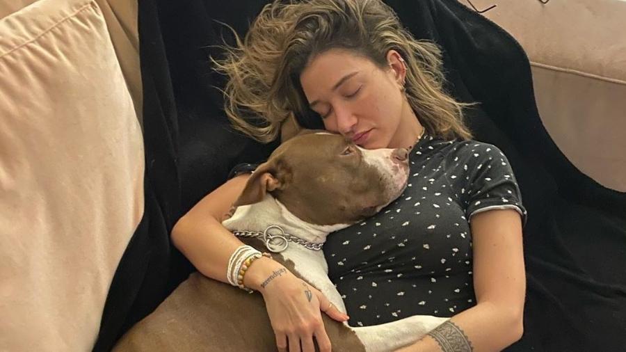 Gabriela Pugliesi publicou fotos com o cachorro, Buda - Reprodução/Instagram