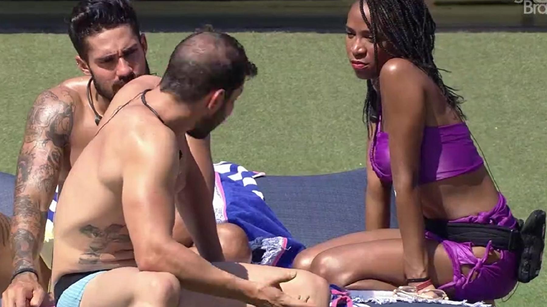 BBB 21: Brothers curtem piscina - Reprodução/Globoplay