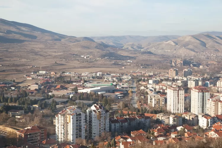 Vista aérea de Veles, Macedônia - Getty Images/iStockphoto - Getty Images/iStockphoto