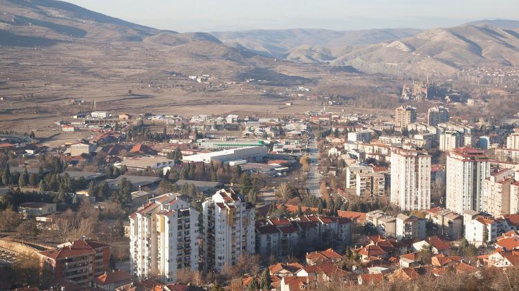 Vista aérea de Veles, Macedônia - Getty Images/iStockphoto - Getty Images/iStockphoto