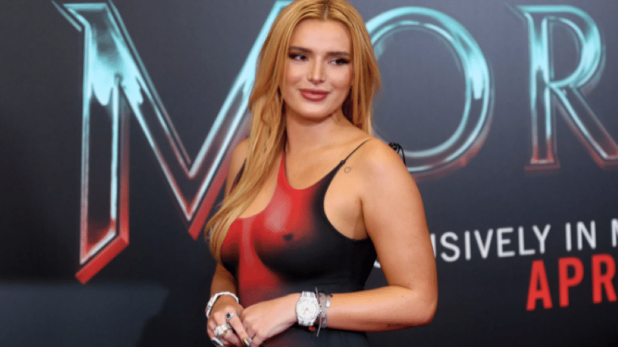 Bella Thorne surge com look ousado em pré-estreia de "Morbius" - Getty