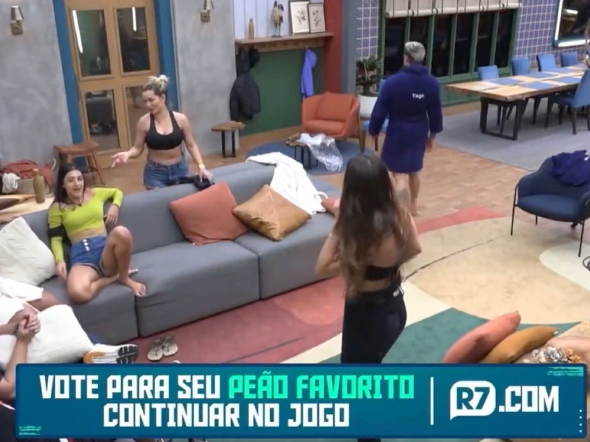 Peão provoca 'grupo B' e leva chamada de Moranguinho: 'Menos!'