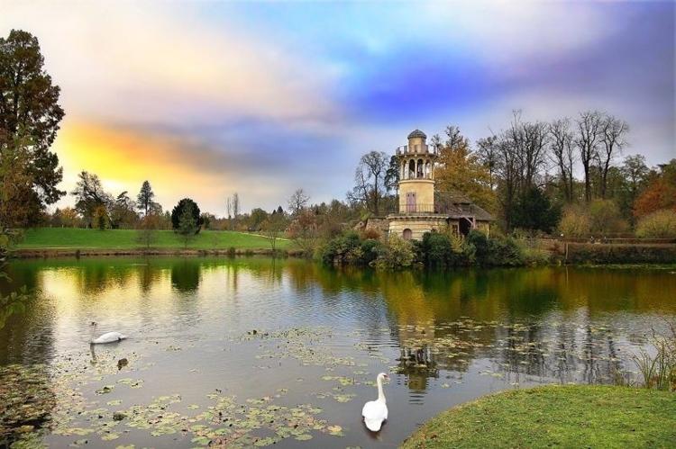 Dependência do Petit Trianon, no Palácio de Versalhes, usado por Maria Antonieta - Getty Images - Getty Images