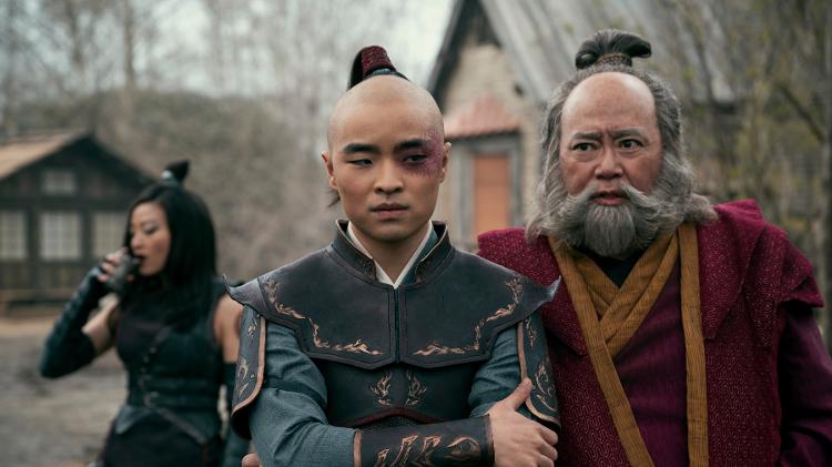 Príncipe Zuko e tio Iroh em Avatar da Netflix