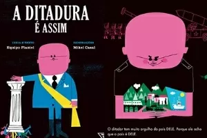 Capa e primeiras páginas do livro "A Ditadura É Assim" - Reprodução