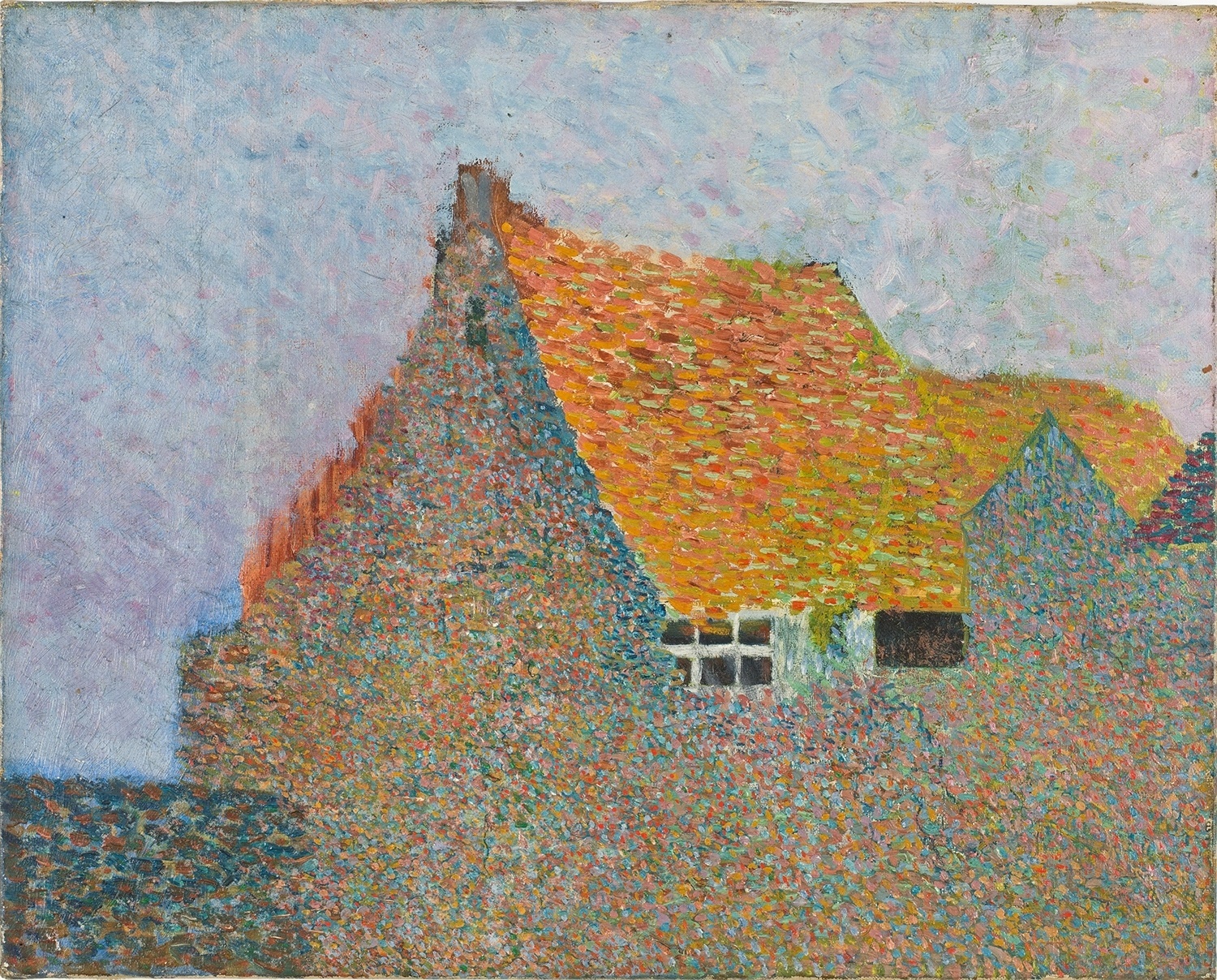 La Maison [A casa], entre 1886 e 1888, de Léo Gausson (1860-1944), estará na exposição "O Triunfo da cor. O pós-impressionismo: obras-primas do Musée d'Orsay e do Musée de l'Orangerie", no CCBB - Musée d'Orsay, Dist. RMN-Grand Palais / Patrice Schmidt