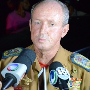 O comandante do Corpo de Bombeiros de Sergipe, Reginaldo Dória,concede entrevista coletiva - Beto Macário/UOL - Beto Macário/UOL