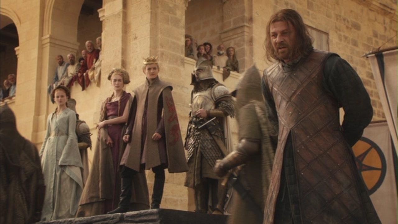 Ned Stark é decapitado em cena da primeira temporada de "Game of Thrones" - Divulgação/HBO