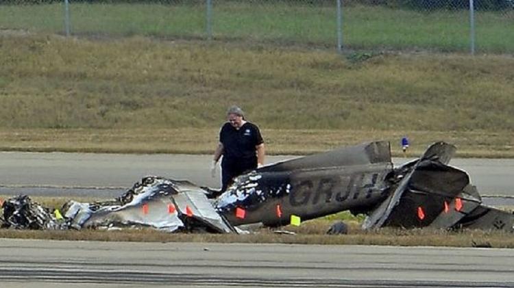 Imagem do acidente que ocorreu no dia 29 de outubro de 2013 - Larry McCormack/The Tennessean/Reprodução - Larry McCormack/The Tennessean/Reprodução