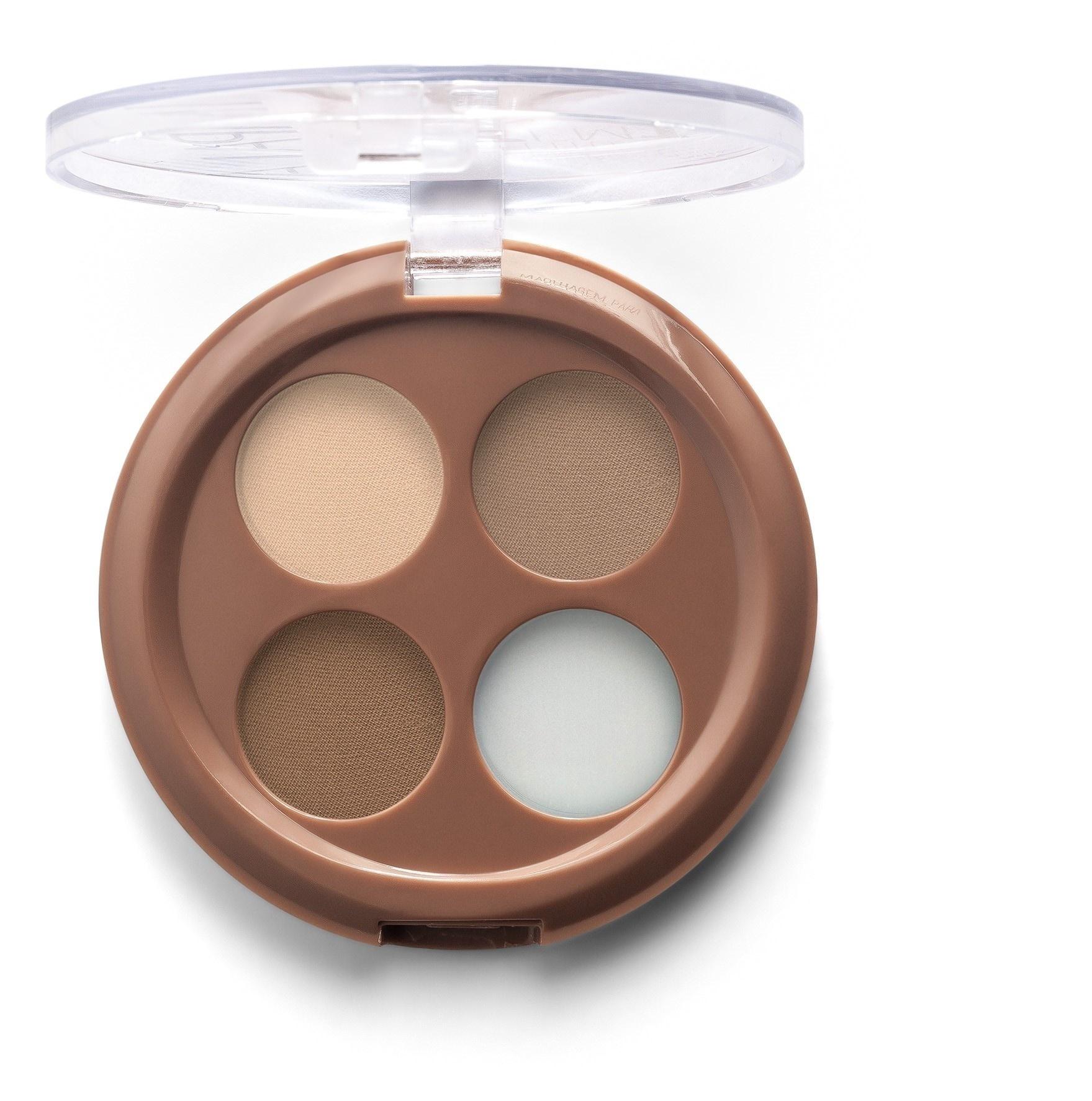 Kit de maquiagem para sobrancelhas efeito 3 em 1, R$ 32,17, Impala, impala.com.br| - Divulgação