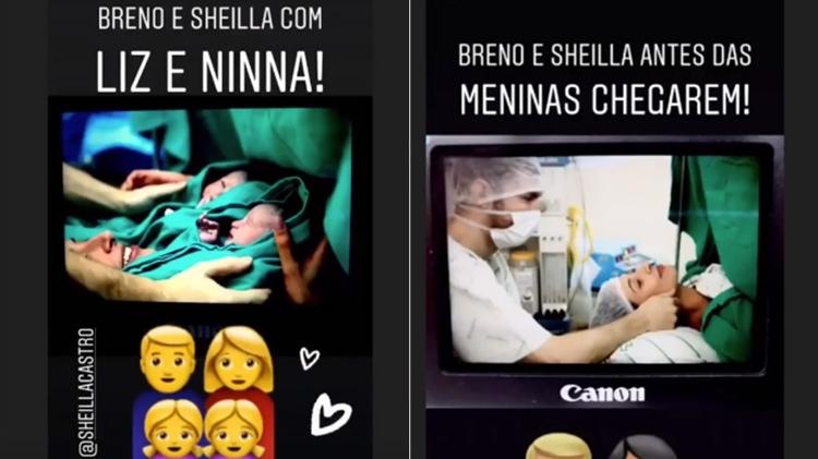 Scheilla e filhas - Reprodução/Instagram - Reprodução/Instagram