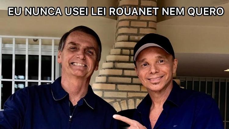 O post do cantor Netinho com Jair Bolsonaro - Reprodução/Instagram/@netinhooficialbrasileiro - Reprodução/Instagram/@netinhooficialbrasileiro