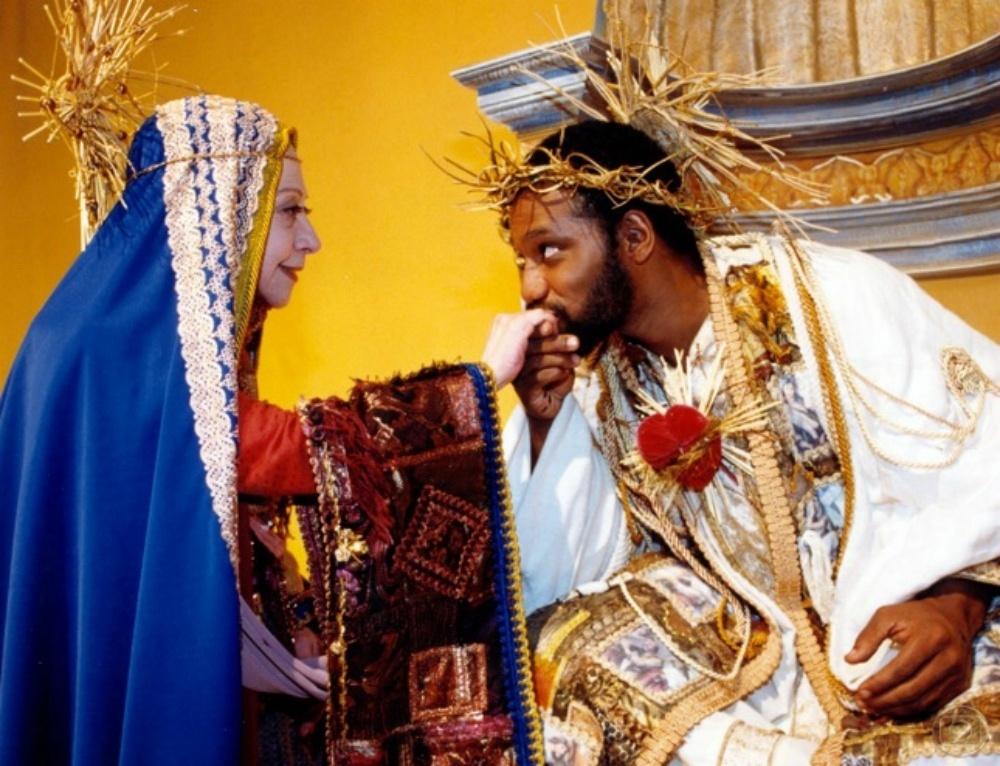 O Auto da Compadecida (1999): "Participei de projetos referenciais como O Auto da Compadecida, de Ariano Suassuna, minissérie de Guel Arraes, em seguida transformada num filme de grande sucesso" - Nelson Di Rago/Globo