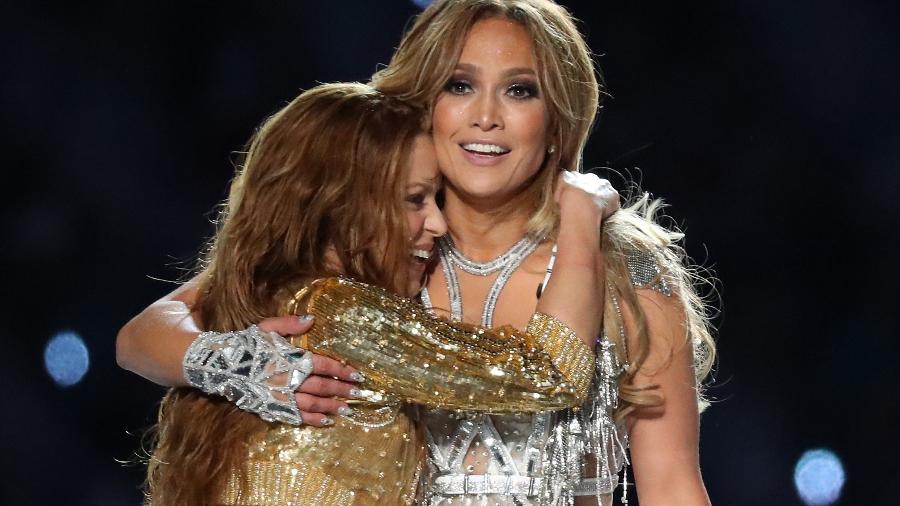 Shakira e Jennifer Lopez se apresentam no Super Bowl 54 - REUTERS/Mike Blake
