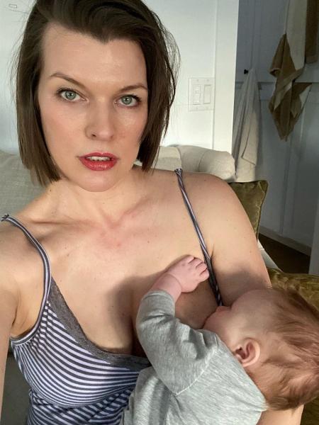 Milla Jovovich e sua filha, Osian - Reprodução/Instagram
