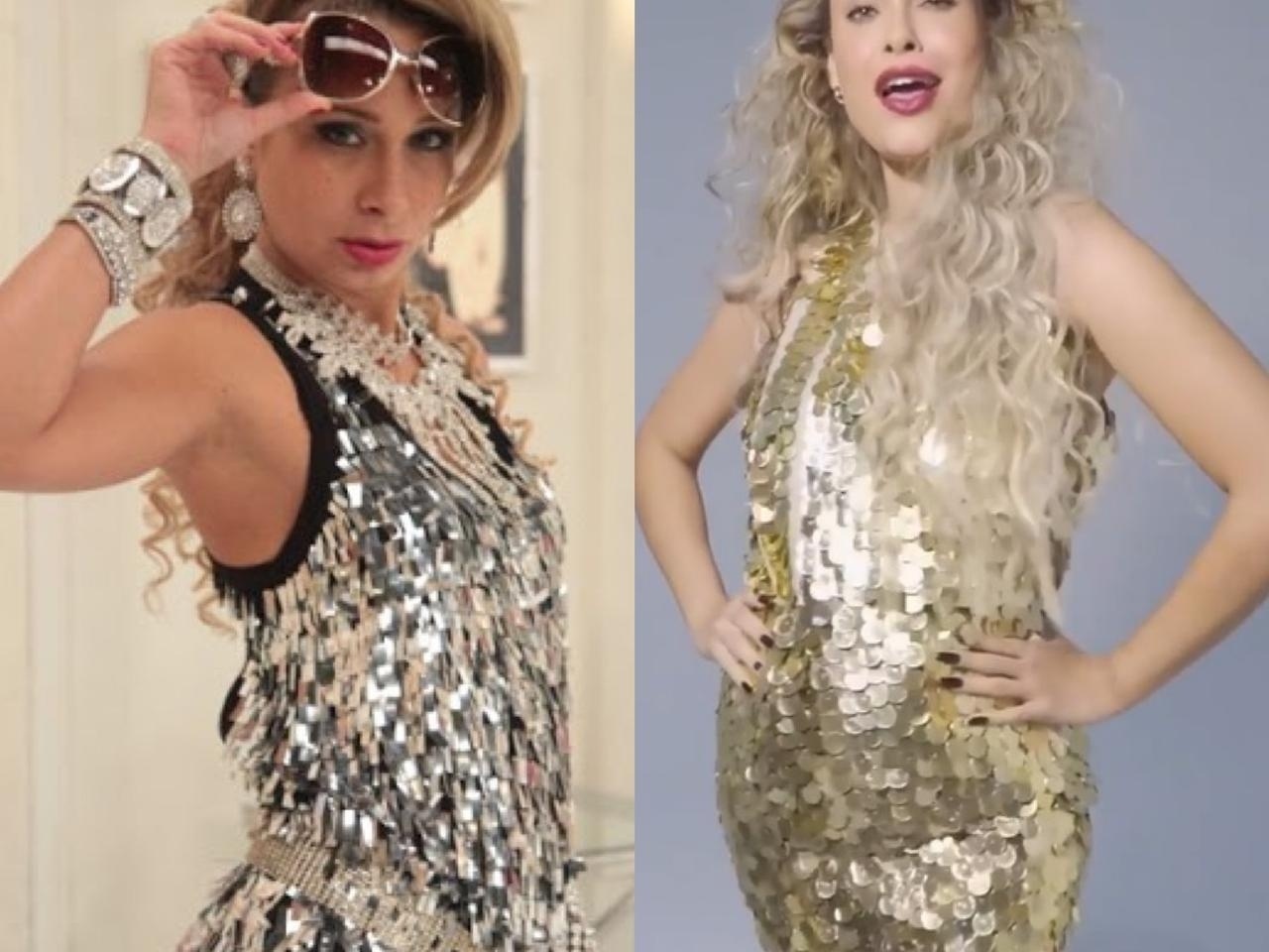 Sarah Andrade vira meme após ser comparada a Lady Kate, do Zorra Total 