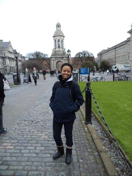 Sarah Costa, em Dublin - Arquivo pessoal - Arquivo pessoal