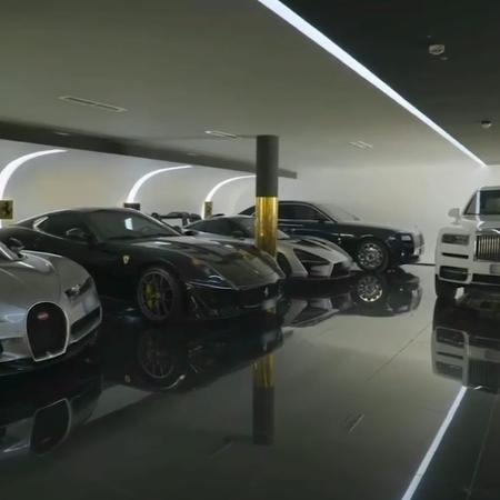 Garagem de Cristiano Ronaldo - Reprodução